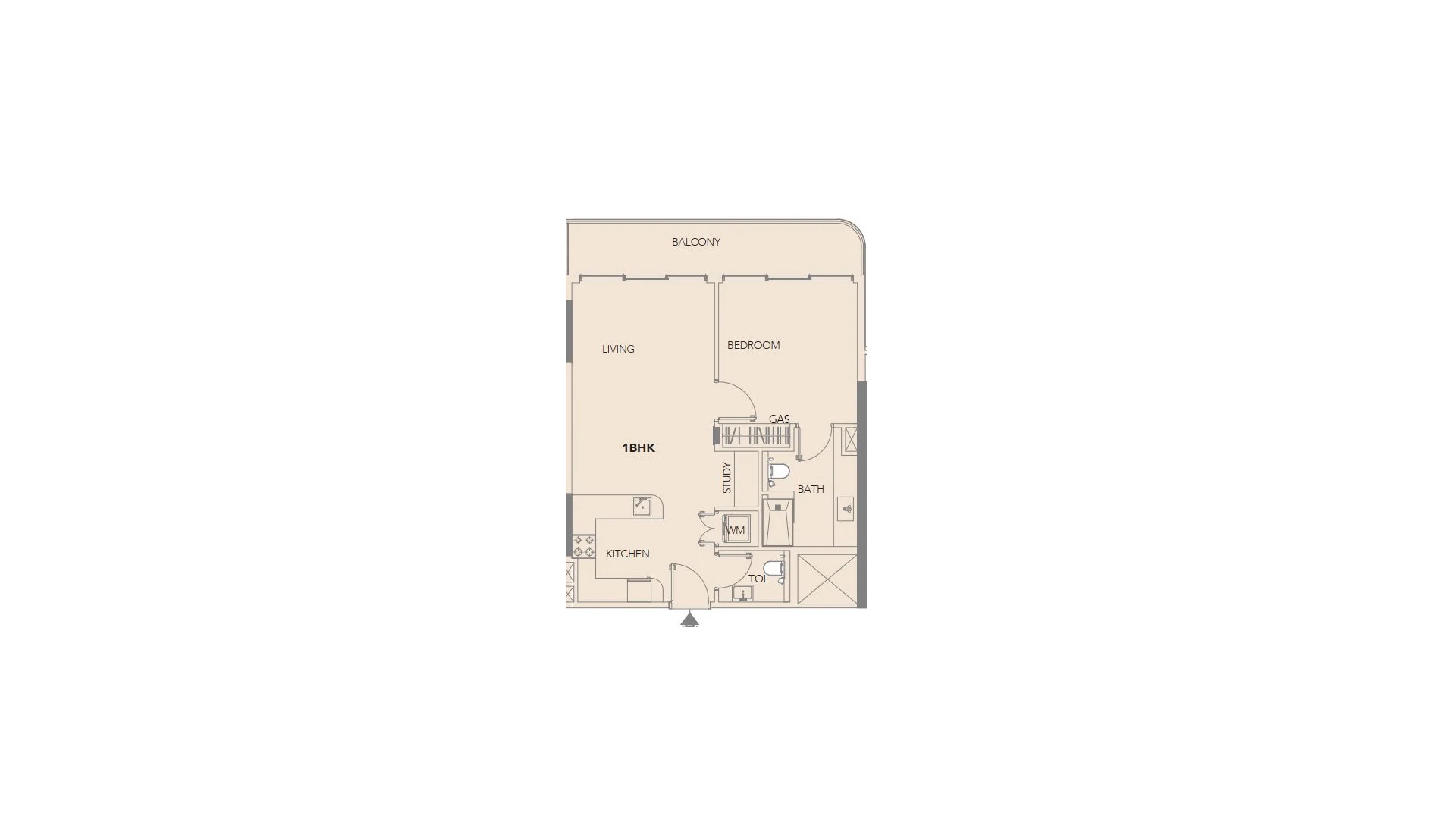 1 - Bedroom Apartments