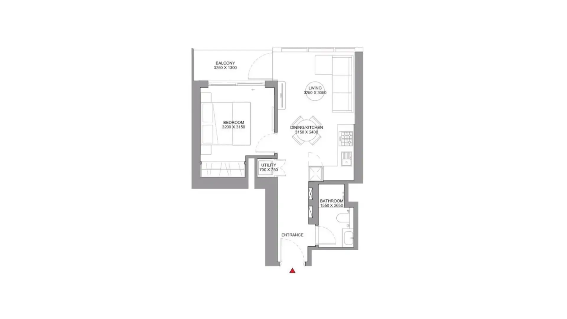 1 - Bedroom Apartments