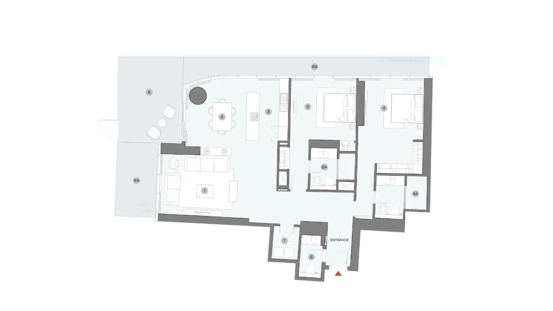 2 - Bedroom Apartments