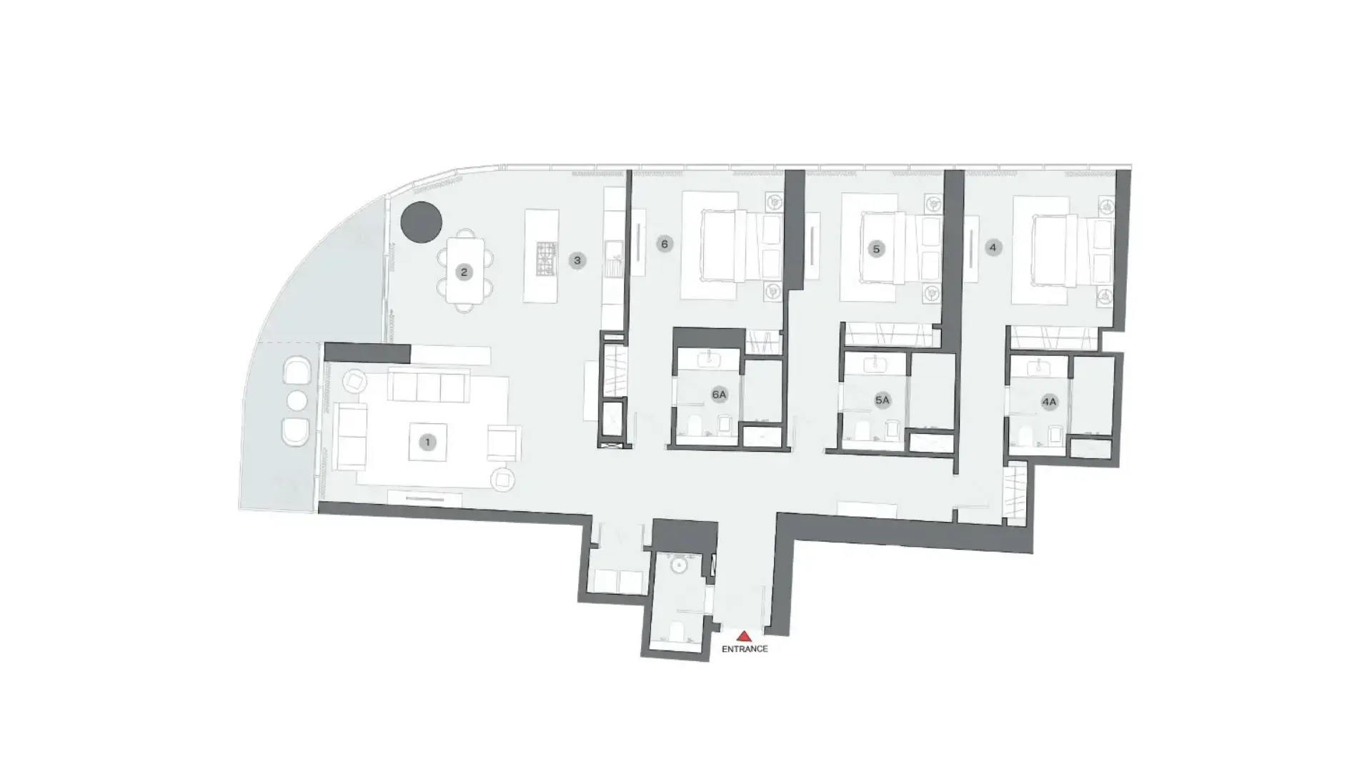 3 - Bedroom Apartments