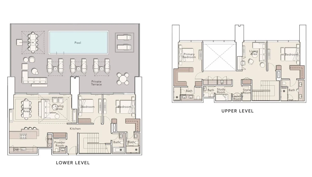 4 - Bedroom Apartments