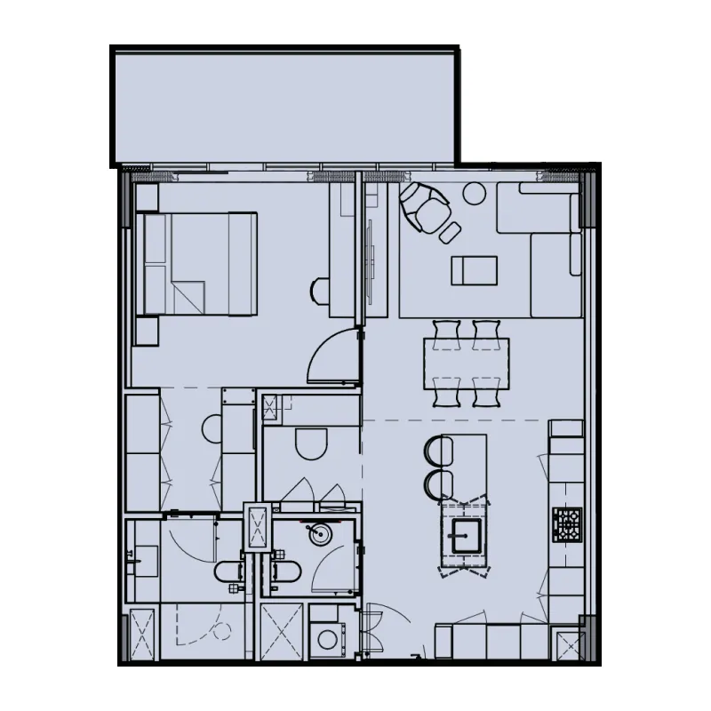 1 - Bedroom Apartments