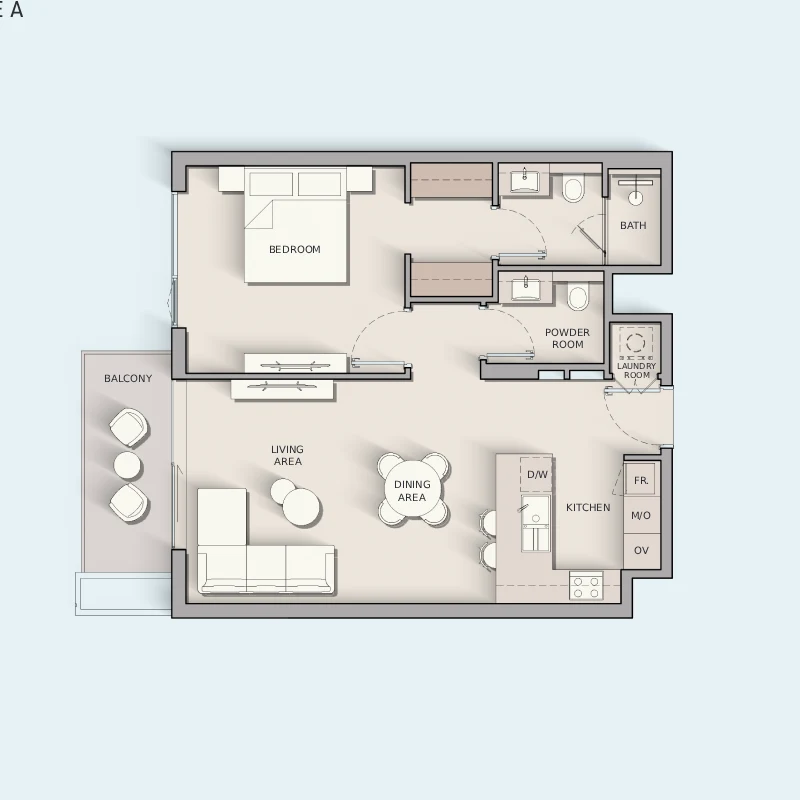 1 - Bedroom Apartments