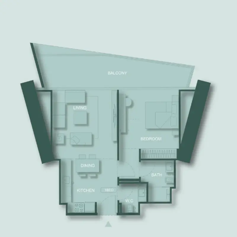 1 - Bedroom Apartments