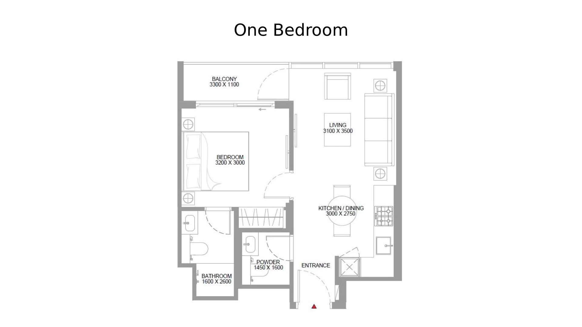 1 - Bedroom Apartments