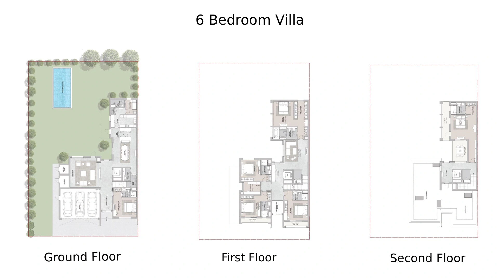 6 - Bedroom Villa