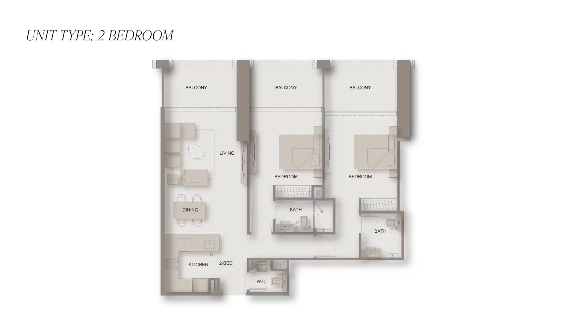 2 - Bedroom Apartments
