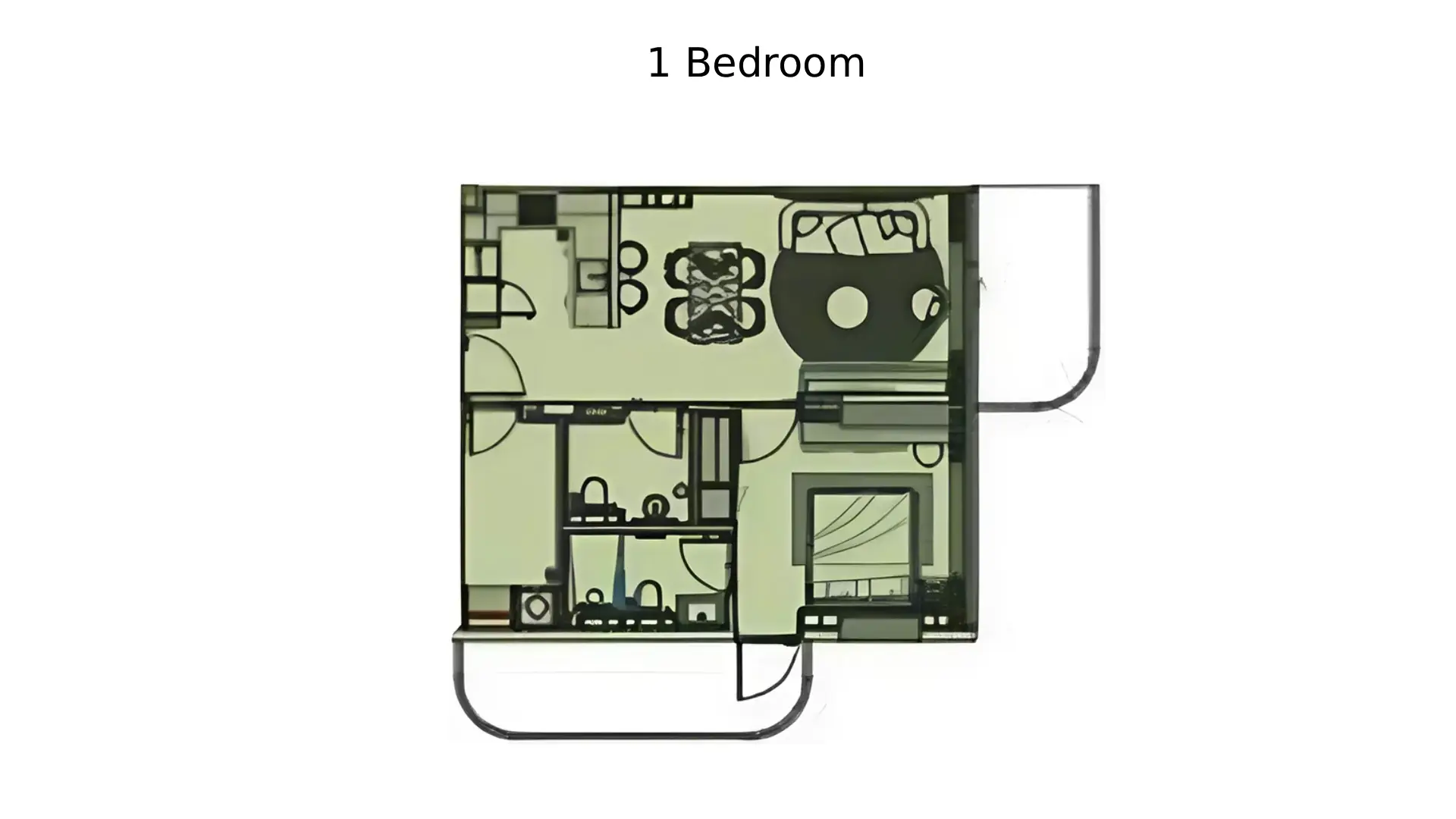 1 - Bedroom Apartments