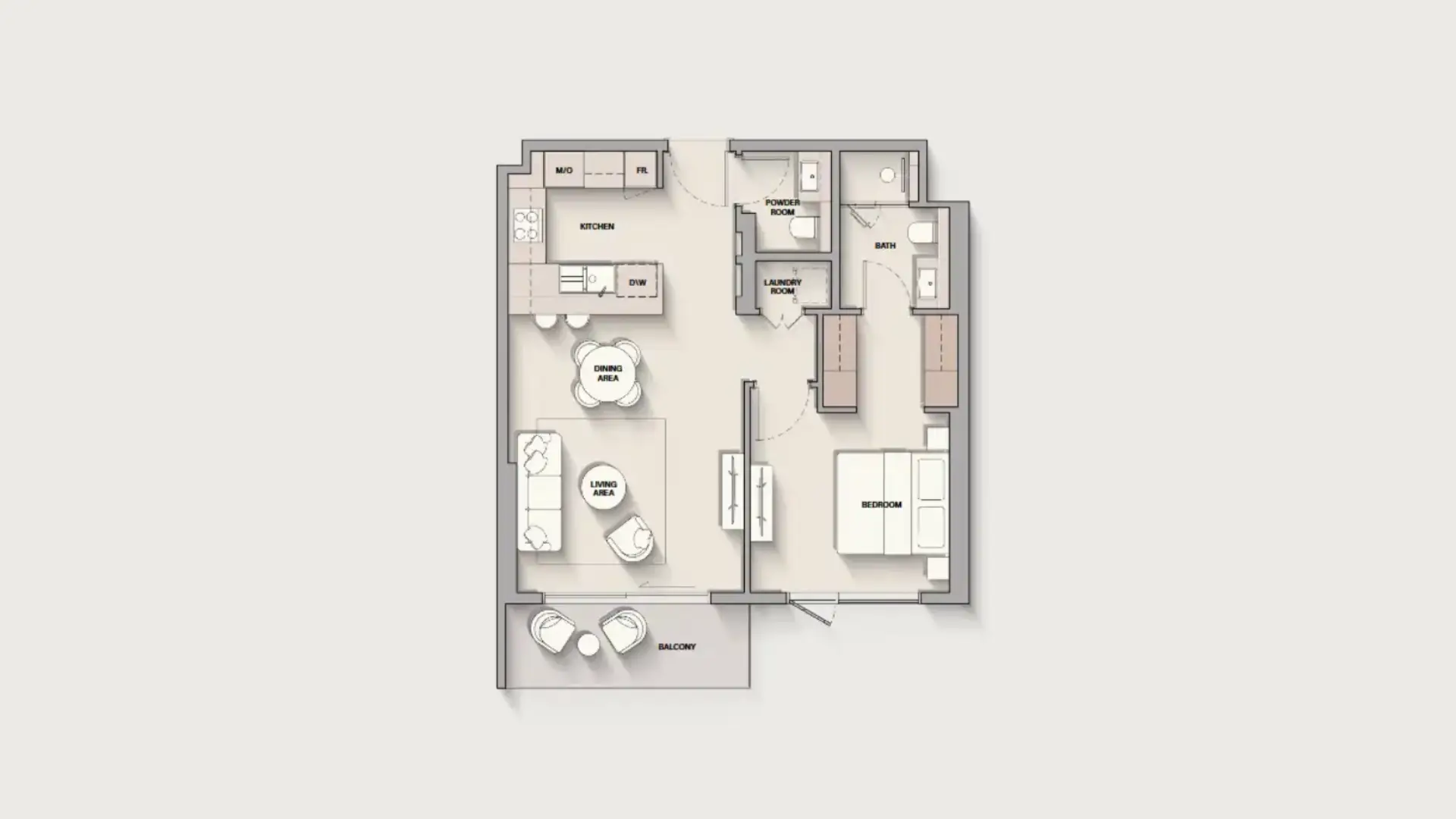 1 - Bedroom Apartments