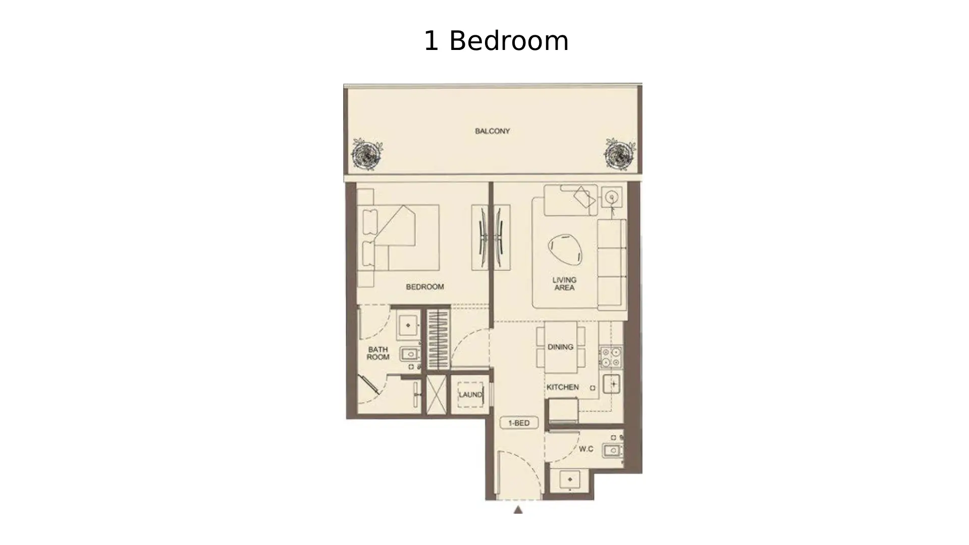 1 - Bedroom Apartments
