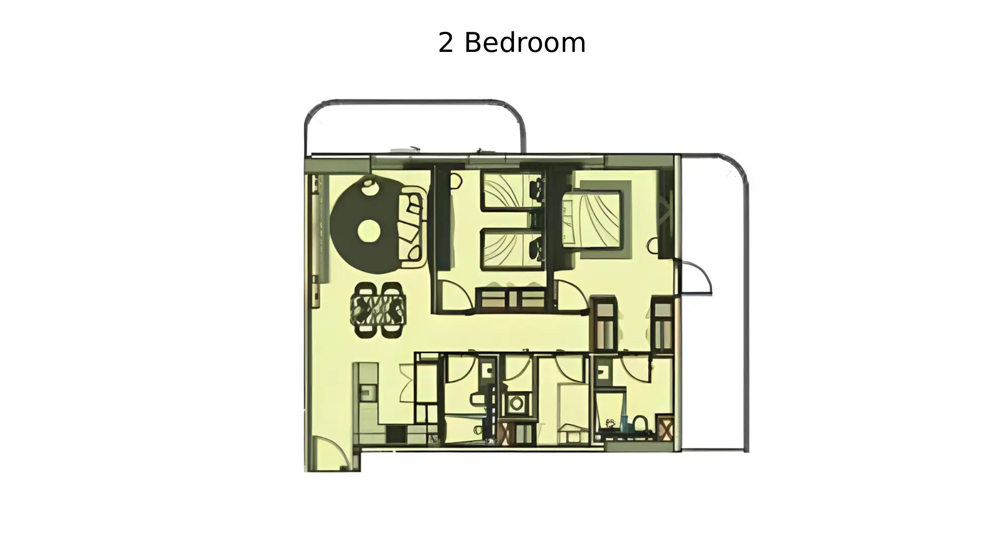 2 - Bedroom Apartments