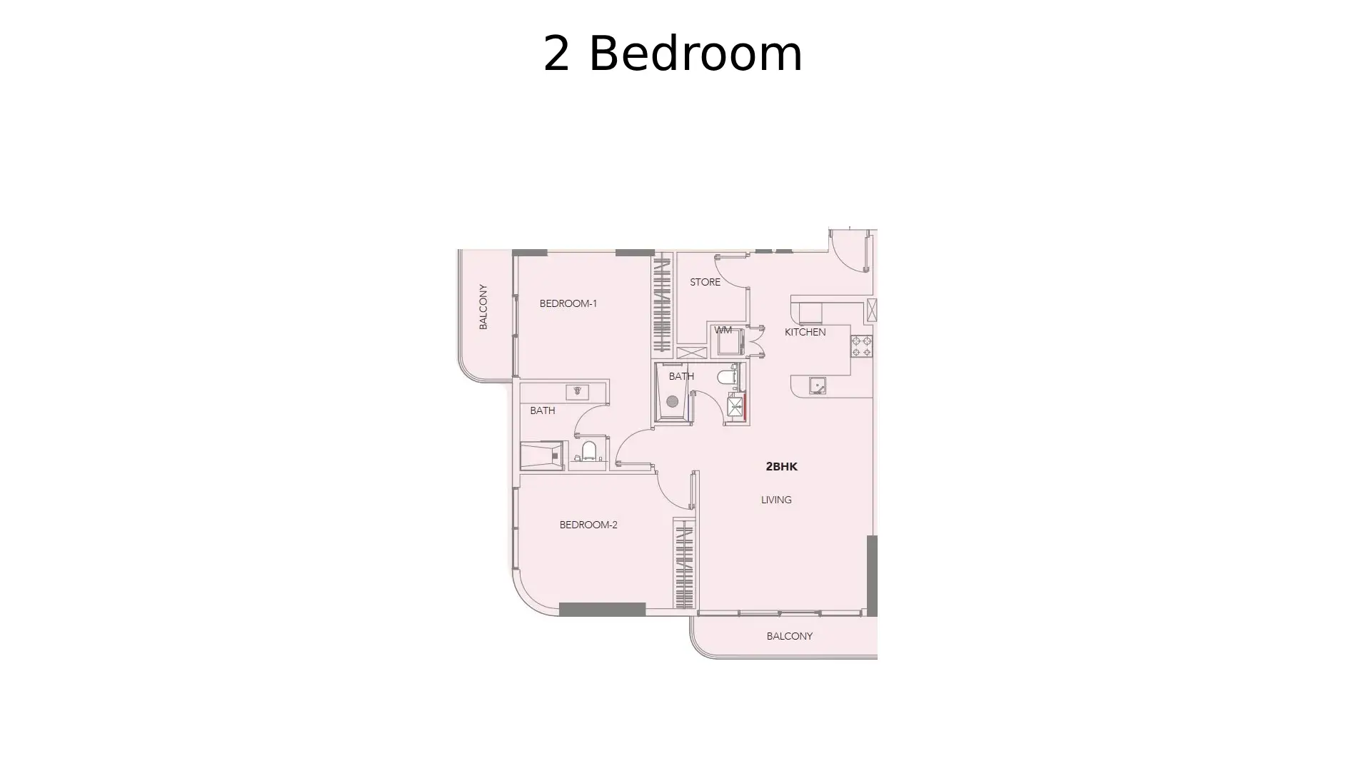 2 - Bedroom Apartments