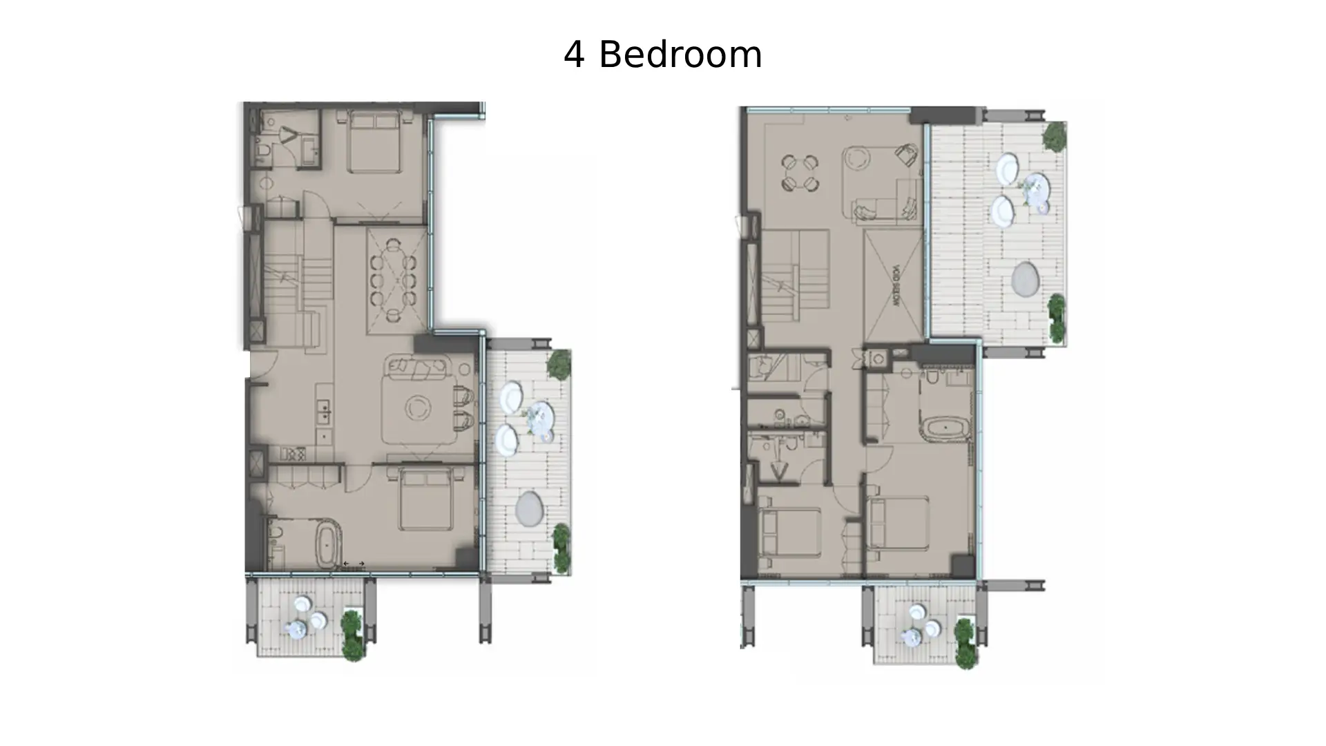 4 - Bedroom Penthouse