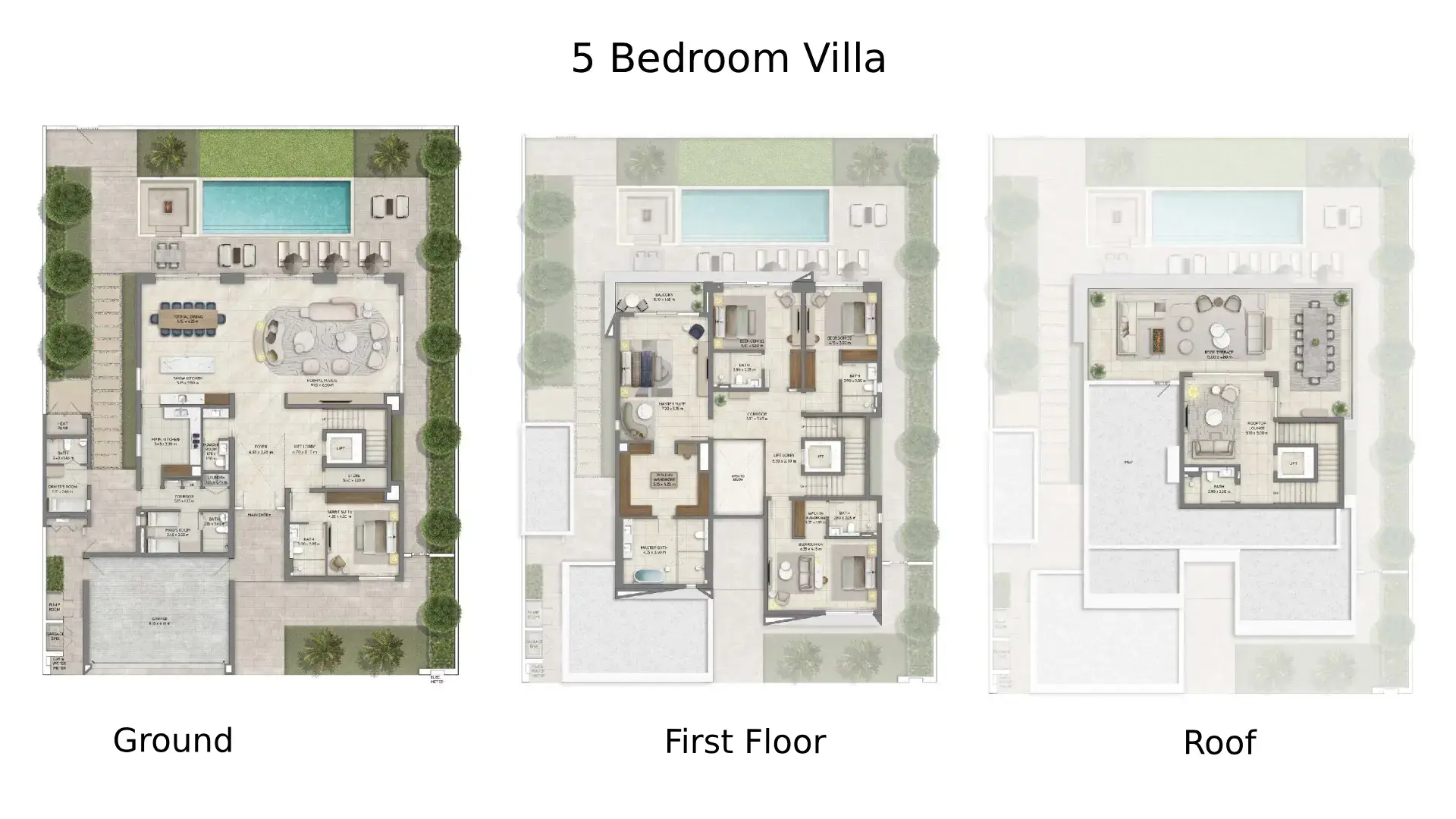5 - Bedroom Villas