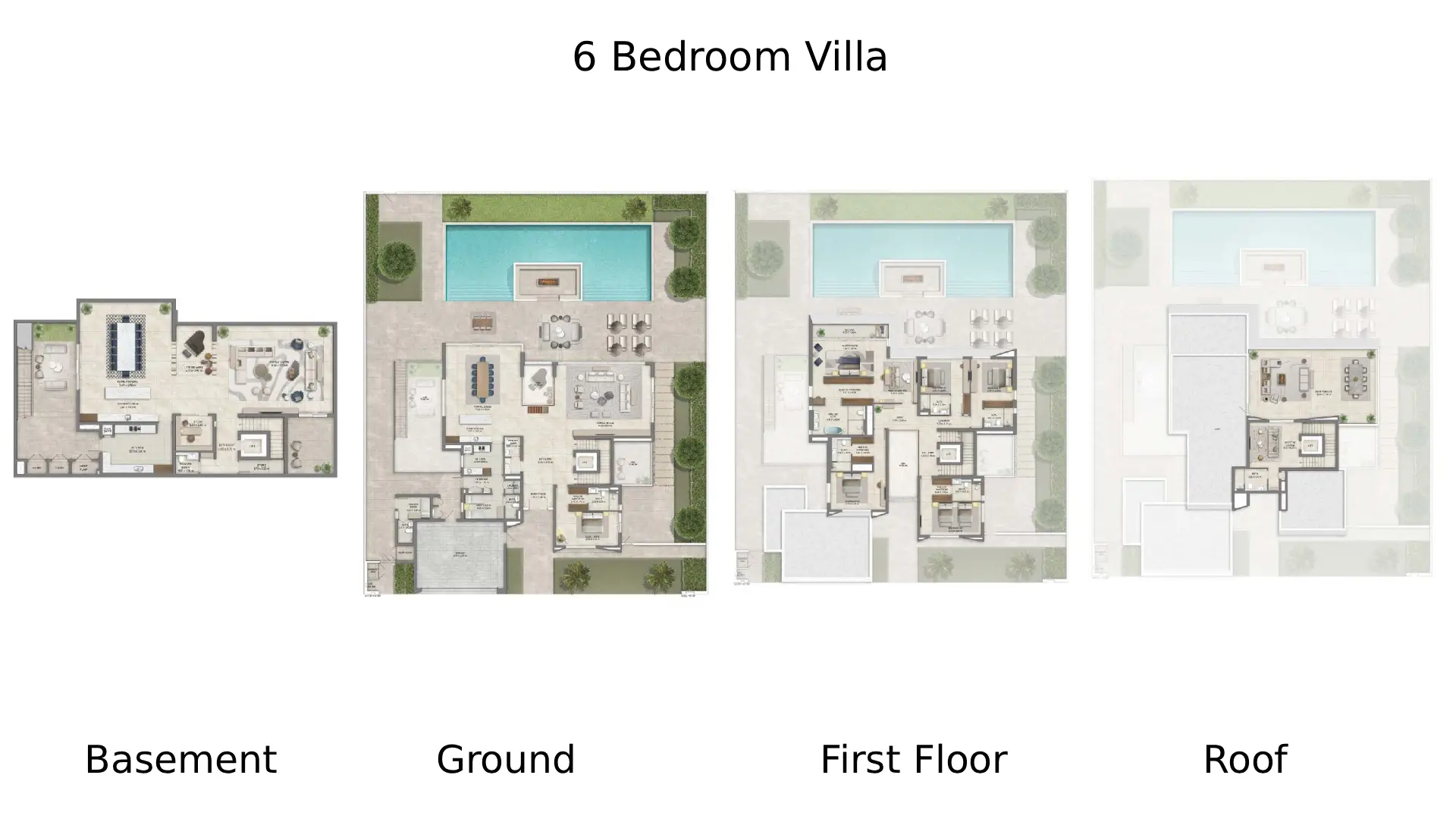 6 - Bedroom Villas